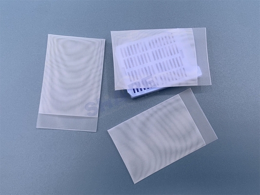 Custom 30mm X 50mm 45mm X 75mm 75mm X 95mm Easy Fill Flap Biopsy Filter Bags Pleated Bottom