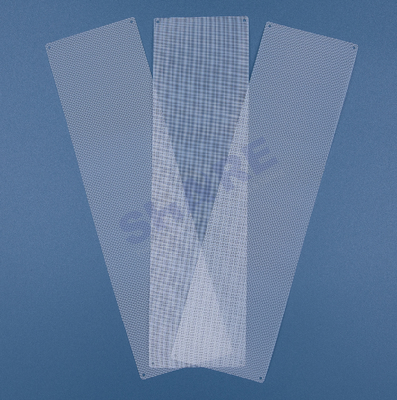 High Precision Ultrasonics Cut Clean Closed Sealed Edge Polyester Screen Filter Mesh Flat Pieces And Tubes