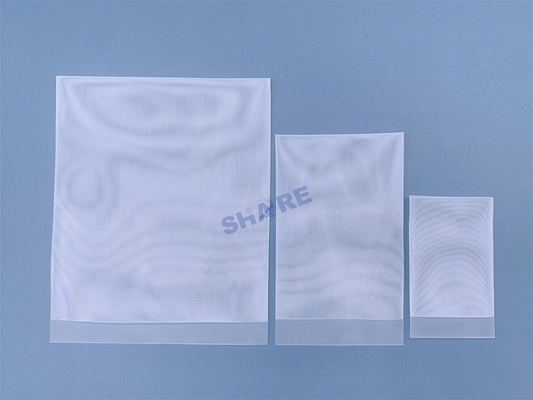 Custom 30mm X 50mm 45mm X 75mm 75mm X 95mm Easy Fill Flap Biopsy Filter Bags Pleated Bottom