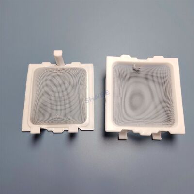 Square Proofer Cup 112.1x104.4x34.5mm with PET Mesh Dough Pocket and Hooks