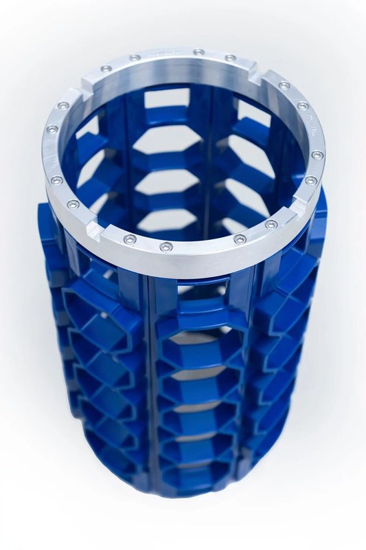 59.5mm Wide POM Outer Drum Cell for Dough Divider Rounder Machines - Durable and Customizable Spare Part