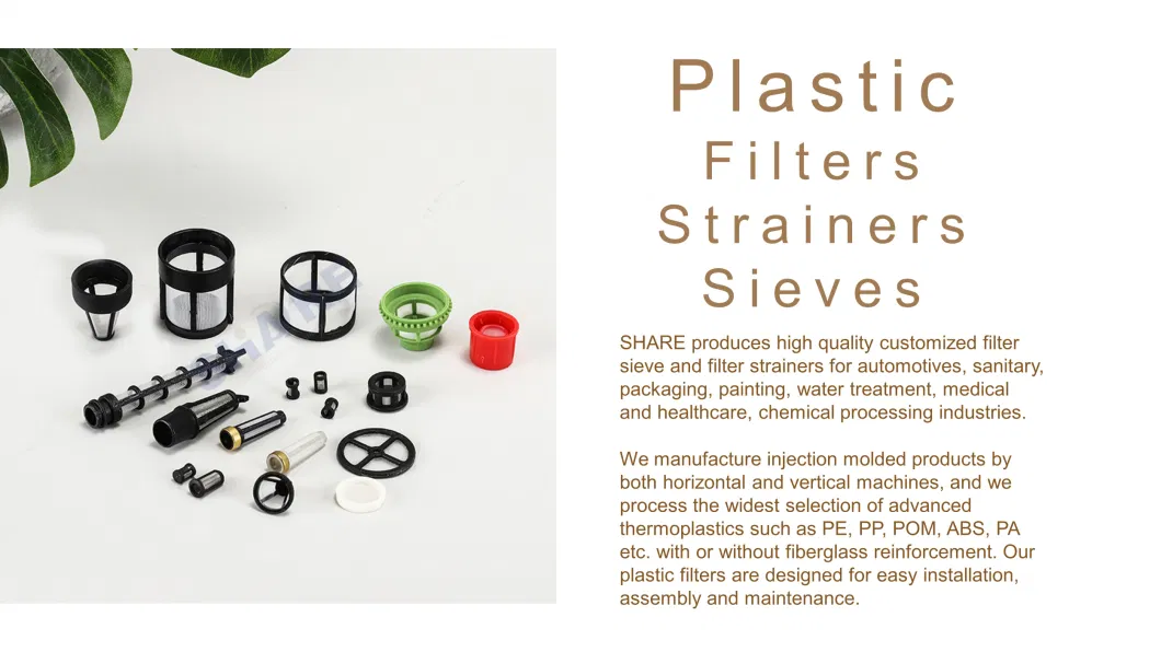 Plastic Filters / Strainers / Sieves met PP Filter Mesh 1