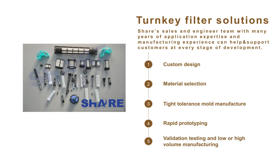 Plastic Filters / Strainers / Sieves met PP Filter Mesh 3