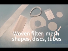 Filternet van nylon-polyester, gesneden vormen, stukken, schijven